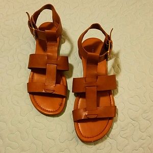 Franco Sarto Leather Sandals 8.5